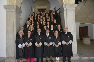 Los nuevos letrados que han tomado posesión de sus cargos ante la Sala de Gobierno del TSJ andaluz